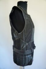 Women's Vintage Genuine Leather Vest - Image 4
