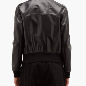 Men Classic Military Leather Jacket