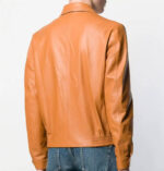 Men's Camel Brown Leather Jacket