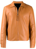 Men's Camel Brown Leather Jacket