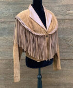Women's-Western-Style-Fringe-Suede-Leather-Jacket