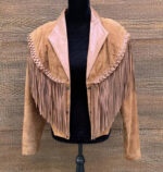 Women's-Western-Style-Fringe-Suede-Leather-Jacket