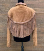 Women's-Western-Style-Fringe-Suede-Leather-Jacket