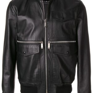 Men's Black Sheepskin Leather Jacket