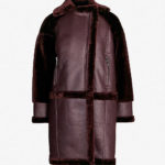 Women Faux Shearling Lined Biker Jacket