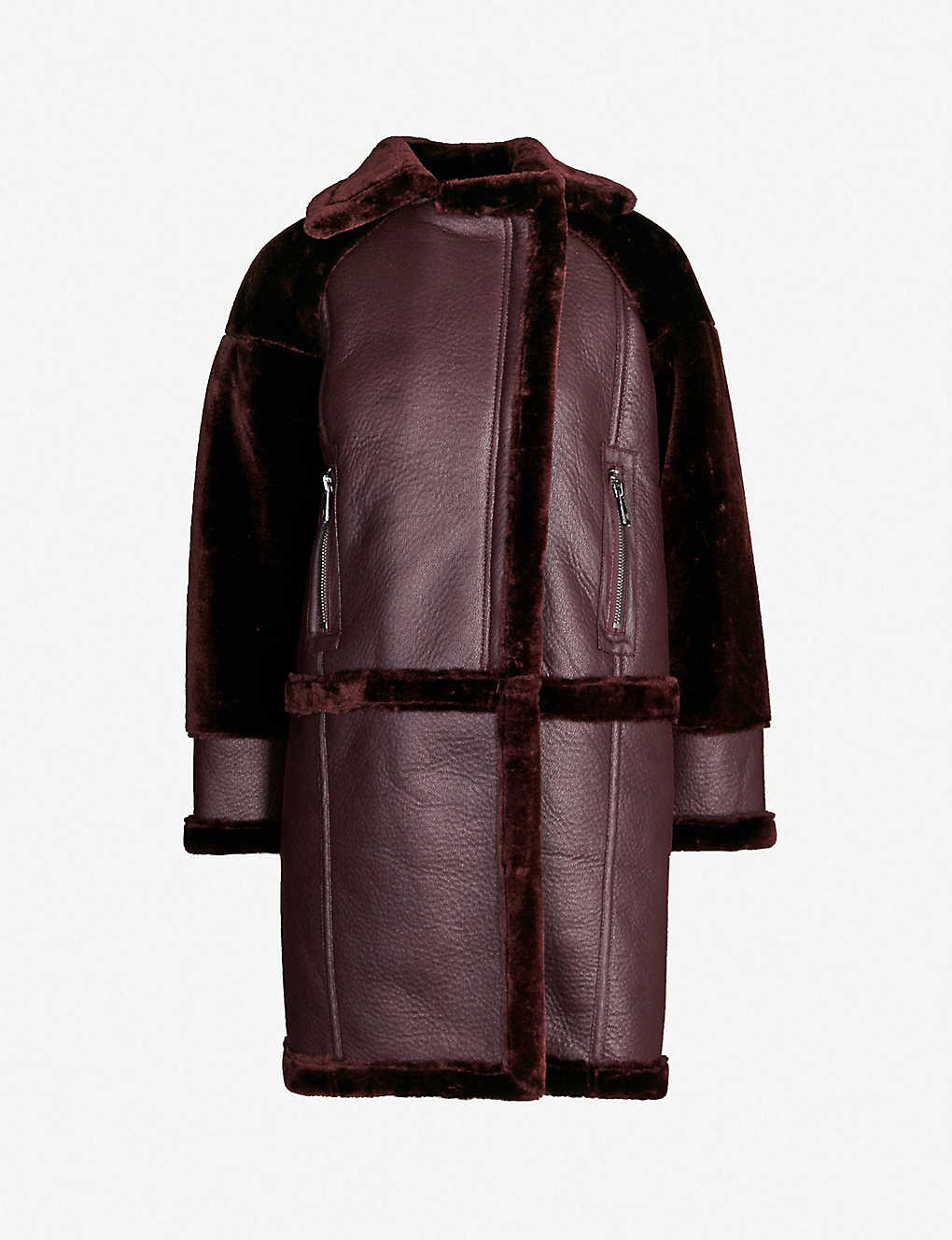 women-faux-shearling-lined-biker-jacket (3) Women Faux Shearling Lined Biker Jacket - Image 1