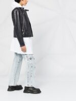 Black Women's Leather Jacket - Image 4