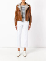 Women's Brown Lambskin Vinzenza Jacket - Image 3