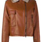 Women's Brown Lambskin Vinzenza Jacket