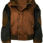 Women's Brown Padded Satin Jacket