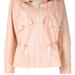 Women's Pink Lambskin Hooded Leather Jacket