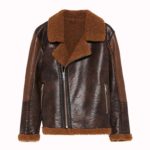 Men's Dean Ambrose Shearling Leather Jacket