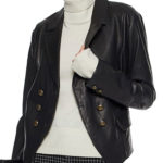 Riverdale Alice Cooper Black Leather Blazer