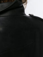 Woman Black Statement Biker Jacket - Image 5