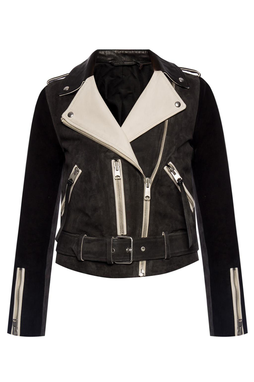 womans-black-balfern-suede-biker-jacket (5) Woman's Black Balfern Suede Biker Jacket - Image 1