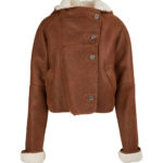 Women's Brown Shearling Jacket