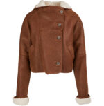 Women's Brown Shearling Jacket