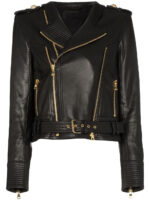 Women's Classic Black Biker Jacket