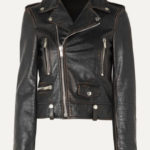 Women's Distressed Biker Leather Jacket