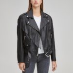 Women's Fringed Biker Jacket