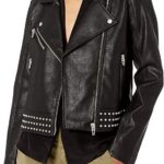 Women's Vegan Leather Jacket Outerwear