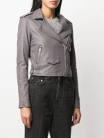 Ashville Biker Leather Jacket - Image 3