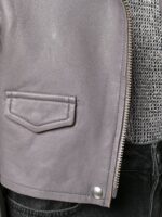 Ashville Biker Leather Jacket - Image 5
