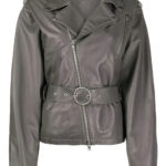 Belted Leather Jacket