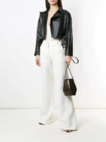 Black Perfecto Deli Leather Jacket - Image 2