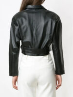 Black Perfecto Deli Leather Jacket - Image 4