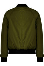 Khaki Cargo Pockets Bomber Jacket - Image 3