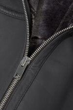 Lianna Faux Fur Trimmed Leather Jacket - Image 4