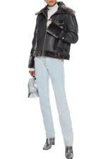 Lianna Faux Fur Trimmed Leather Jacket - Image 2