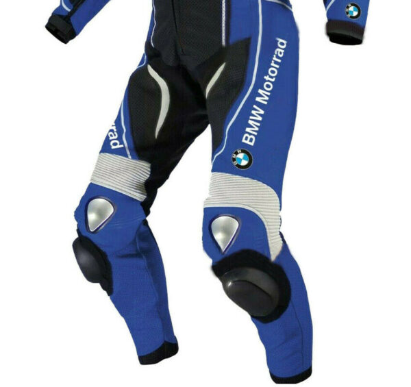 Bmw Motorcycle Leather Racing Track Suit Armour Protective Jacket Trouser Suit