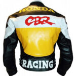 HONDA-CBR-BLACK-YELLOW-COWHIDE-RACING-MOTORCYCLE-LEATHER-JACKET-WITH-SAFETY-PADS