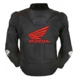 HONDA MOTORCYCLE LEATHER RACING RED JACKET
