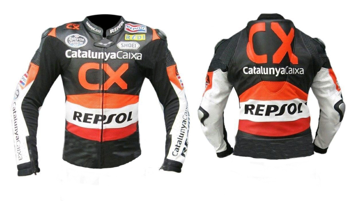 HONDA Repsol Motorcycle Sport Leather Jacket HONDA Repsol Motorcycle Sport Leather Jacket
