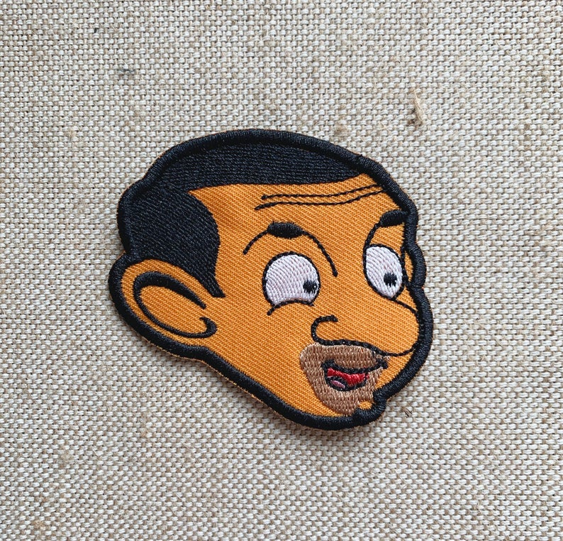 Mr.bean iron On Patch Mr.bean iron On Patch