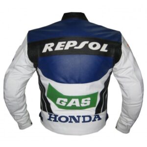 HONDA Repsol GAS Motorcycle Leather Jacket