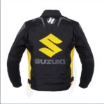 Suzuki Yellow Textile Motorcycle Jacket