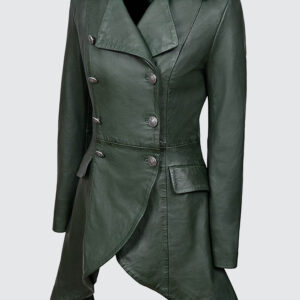 back-buckles-green-washed-real-leather-jacket-coat-gothic