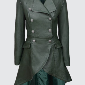 back-buckles-green-washed-real-leather-jacket-coat-gothic
