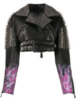 black-leather-look-studded-biker-jacket