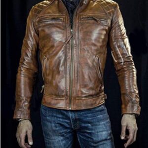 brown-cafe-racer-leather-tiger-biker-jacket