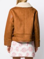 brown-faux-leather-shearling-trimmed-fur-jacket