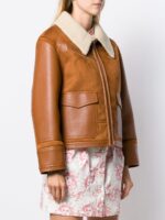 brown-faux-leather-shearling-trimmed-fur-jacket