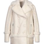 Double Breasted Fur Leather Coat