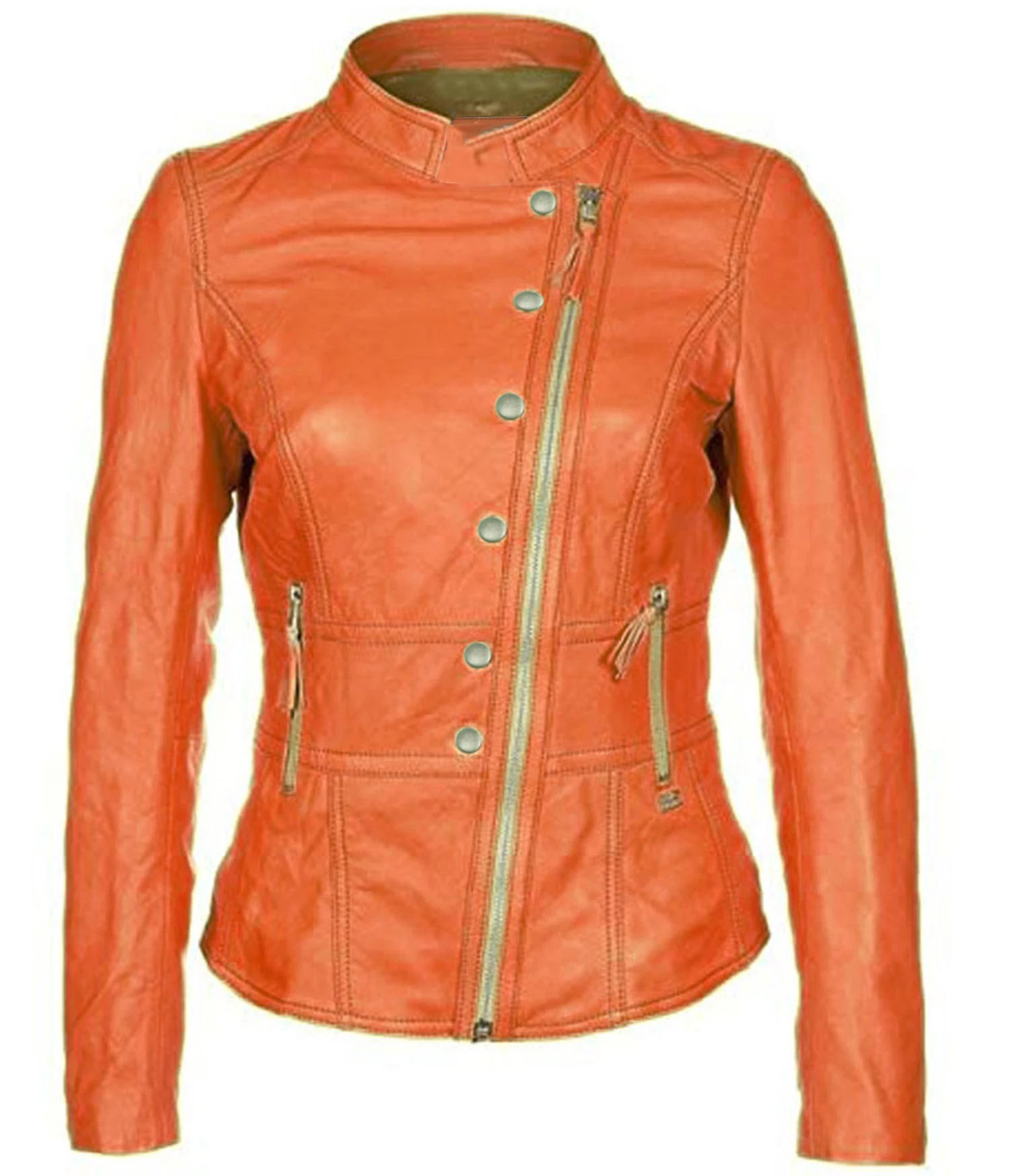 Jemison Leather Sheepskin Buckle Style Jacket Jemison Leather Sheepskin Buckle Style Jacket