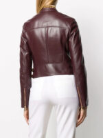 maroon-cropped-leather-biker-jacket
