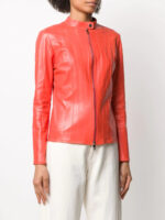 orange-stitched-panel-leather-jacket